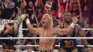 Dolph Ziggler Celebrating his World title win